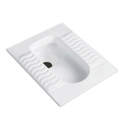 Hot selling cheap price squatiing pan clean white solid ceramic wc squat toilet high quality