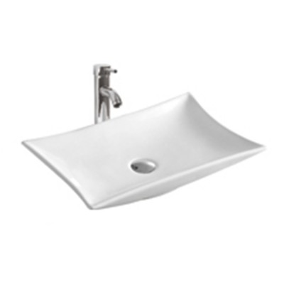 Wholesale European sanitary ware ceramic art sink counter top wash basin for bathroom