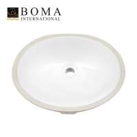 17"X 14" Upc Oval Shape White Ceramic Wash Hand Basin