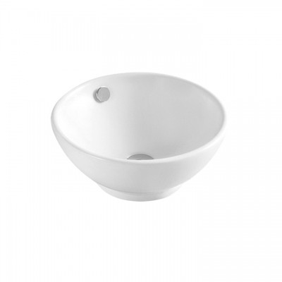 Sanitary ware new no hole bathroom sink ceramic wash basins lavabo art round bowl solid surface basin