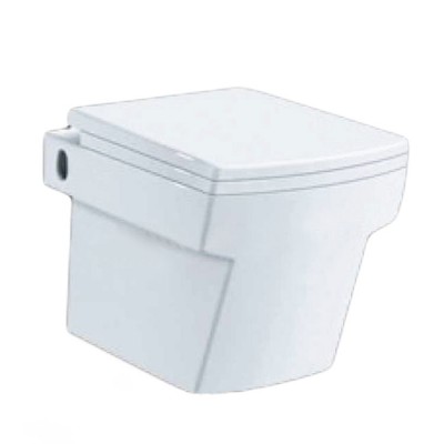 Export standard p-trap washdown hanging wc back to wall hung ceramic toilet water closet 1 piece toilet item