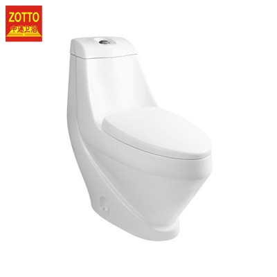 2020 Amazon Bestseller Cheap Mid East Sanitary Standard Ware Big Hole 100mm Washdown One Piece Toilet