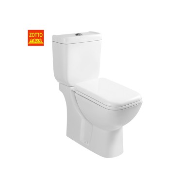 Popular p-trap s-trap water closet european wc closestool ceramic commode washdown two piece toilette item with high quality